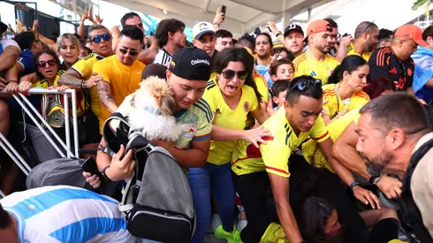 Caos en la final de la Copa América.