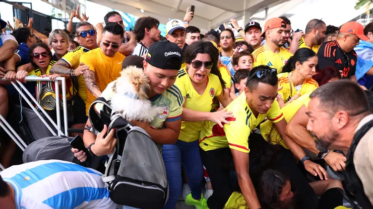 Caos en la final de la Copa América.