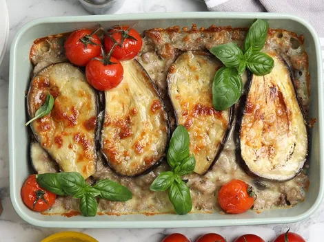 Receta de lasaña de berenjenas