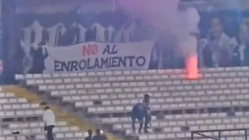 La Garra Blanca protagonizó incidentes en el Monumental.