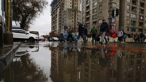 Lluvia en Santiago