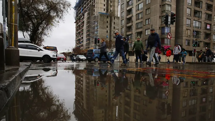 Lluvia en Santiago