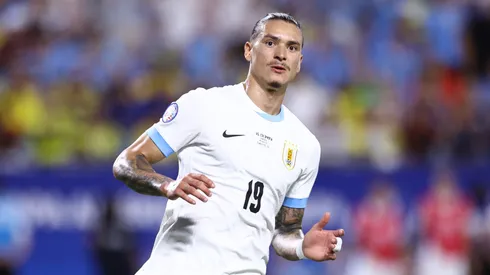 Darwin Núñez durante la semifinal de la Copa América 2024 contra Colombia.