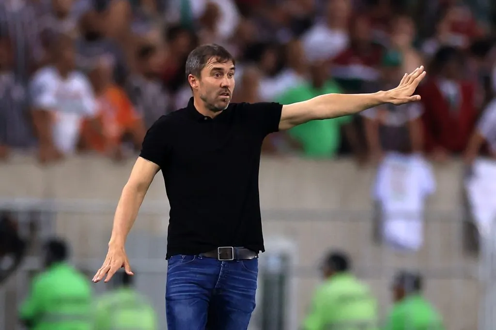 Eduardo Coudet presentó la renuncia al Inter de Charles Aránguiz. (Photo by Buda Mendes/Getty Images)