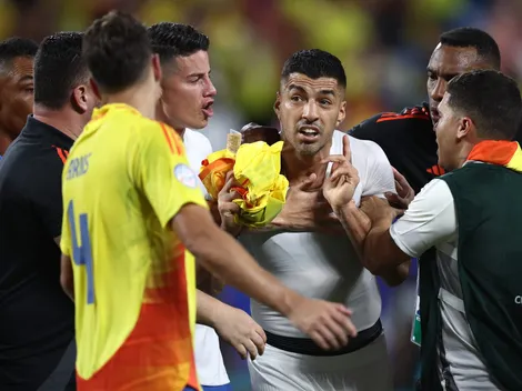 ¿Le mordió la oreja? Apuntan a Luis Suárez por encender la pelea