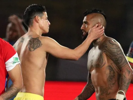 Un parcero más: Vidal celebra la clasificación de Colombia