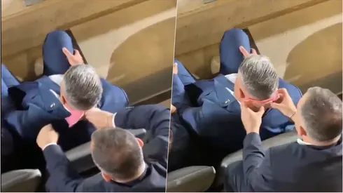 Le secan el sudor a Chiqui Tapia en la Copa América