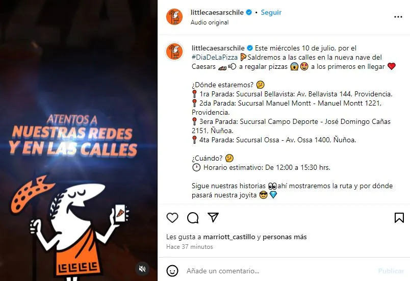 Foto: Littlecaesarchile.