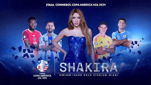¿A qué hora se presenta Shakira en la final de la Copa América?