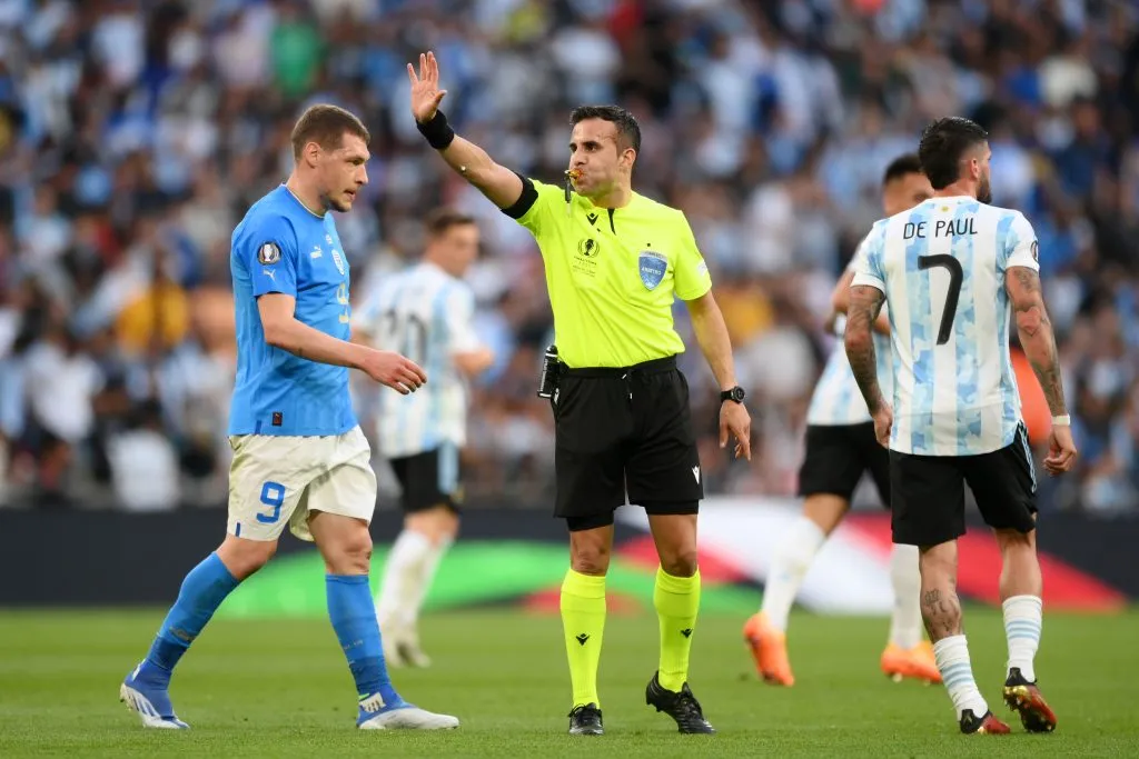 Piero Maza dirigirá su tercer partido a Argentina.