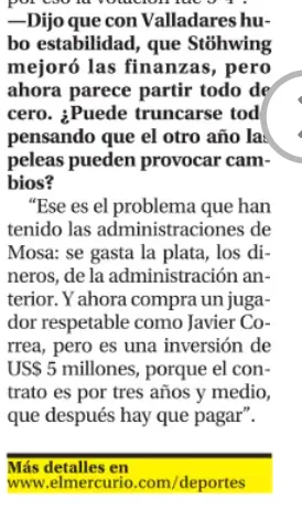 Captura El Mercurio.