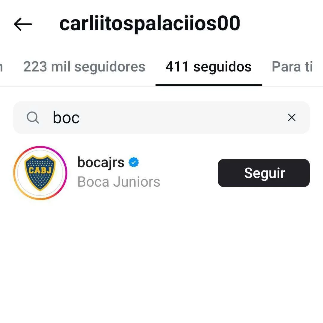 Palacios sigue a Boca Juniors y alerta a Colo Colo