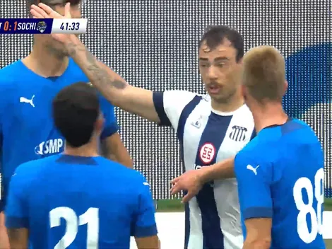 Tenso cruce entre Matías Catalán y Nacho Saavedra en un amistoso