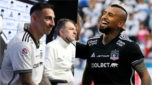 Arturo Vidal volvió a elogiar a Javier Correa.