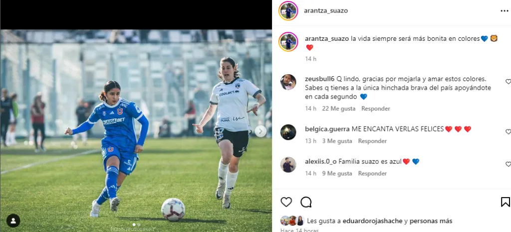 El mensaje de Arantza Suazo.