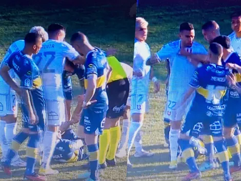 Zaldivia "recibe rayón de pintura" de un jugador de Everton y se enfurece