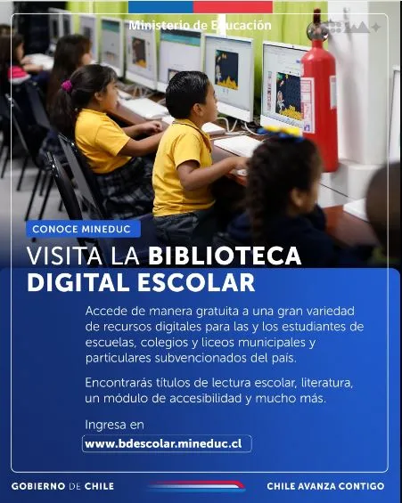 Biblioteca Digital Escolar. Foto: Gobierno.