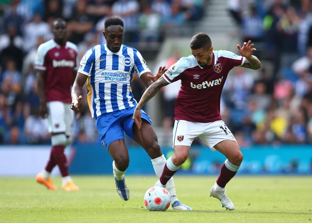 Manuel Lanzini tuvo destacadas temporadas en el West Ham antes de volver a River Plate. ¿Será Coquimbo Unido su próxima estación? | Foto: Getty Images.