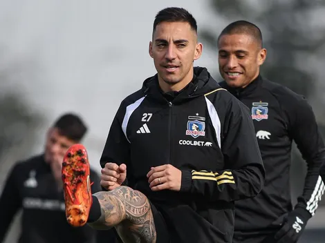 Javier Correa deslumbra al plantel de Colo Colo: "Se le ve motivado"