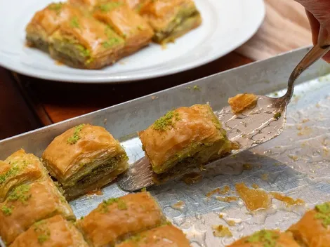Receta de baklava con nueces