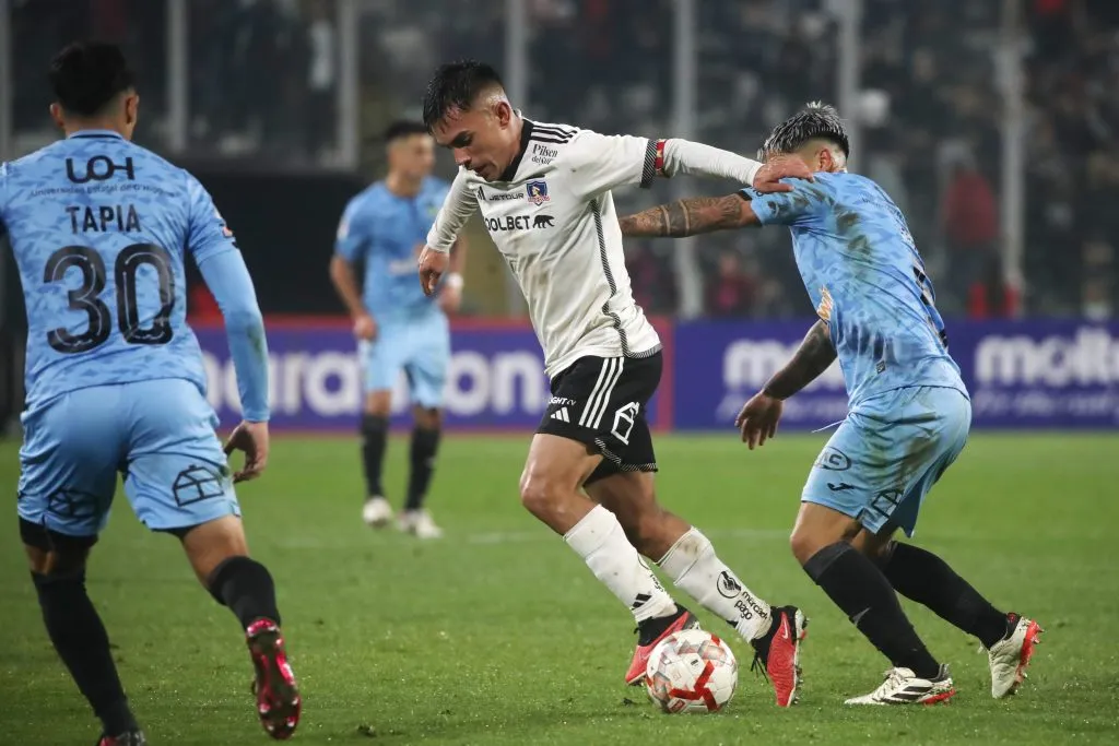 Vicente Pizarro ante O’Higgins en la Copa Chile 2024. (Jonnathan Oyarzun/Photosport).
