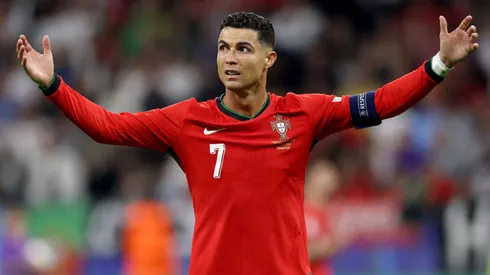 Cristiano Ronaldo en el partido entre Portugal y Eslovenia, por los octavos de final de la Euro 2024.