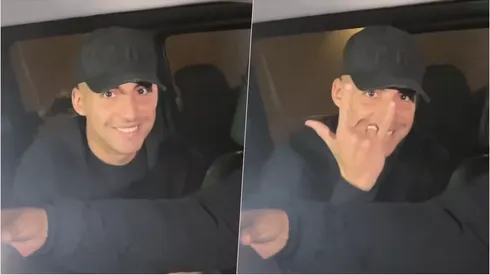 Javier Correa llegó a Chile para su presentación en Colo Colo