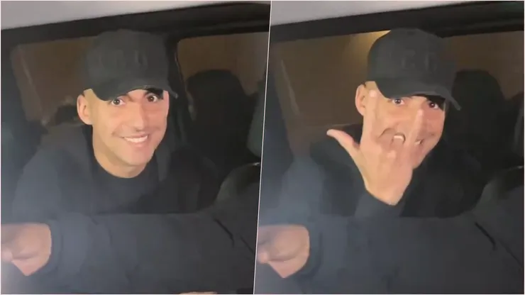 Javier Correa llegó a Chile para su presentación en Colo Colo