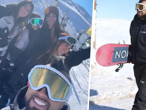 Las fotos del tremendo paseo de Arturo Vidal en la nieve