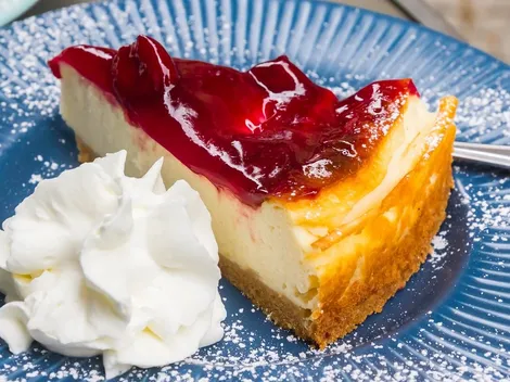 Receta de cheesecake tradicional al horno
