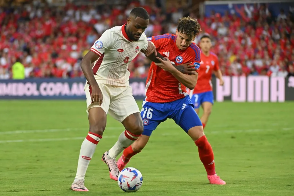 Igor Lichnovsky en acción ante Canadá en el cierre del Grupo A de la Copa América. (Julio Aguilar/Getty Images).