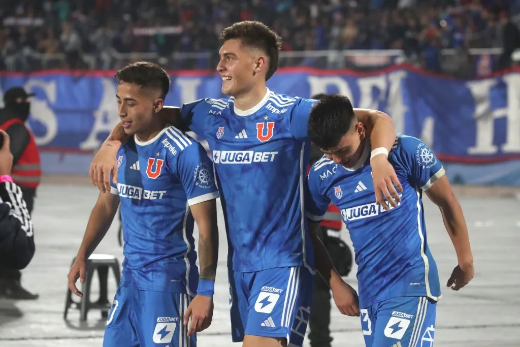 Los jóvenes de la U sacan la cara en la Copa Chile. Foto: Jonnathan Oyarzun/Photosport