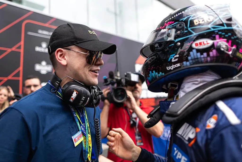 Franco Colapinto y Bizarrap en Barcelona. (Captura).