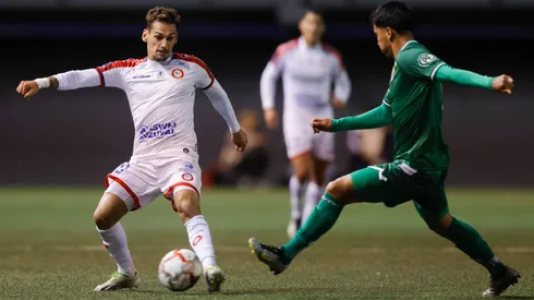 Marco Collao y Matías Cavalleri en el último Unión La Calera vs Audax Italiano.