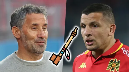 Ponce evitó entrar en conflicto con el volante argentino.