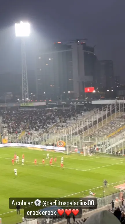 La historia de Vidal para celebrar el gol de Carlos Palacios