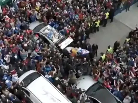 Rafinha conmueve a todos en el funeral de Juan Izquierdo