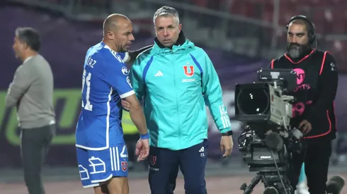 Marcelo Díaz salió en el minuto 43 ante Unión Española.