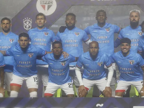 Admirable gesto del Sao Paulo para despedir in situ a Juan Izquierdo