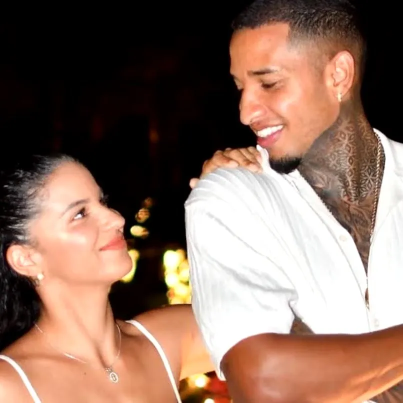 Juan Izquierdo y su esposa