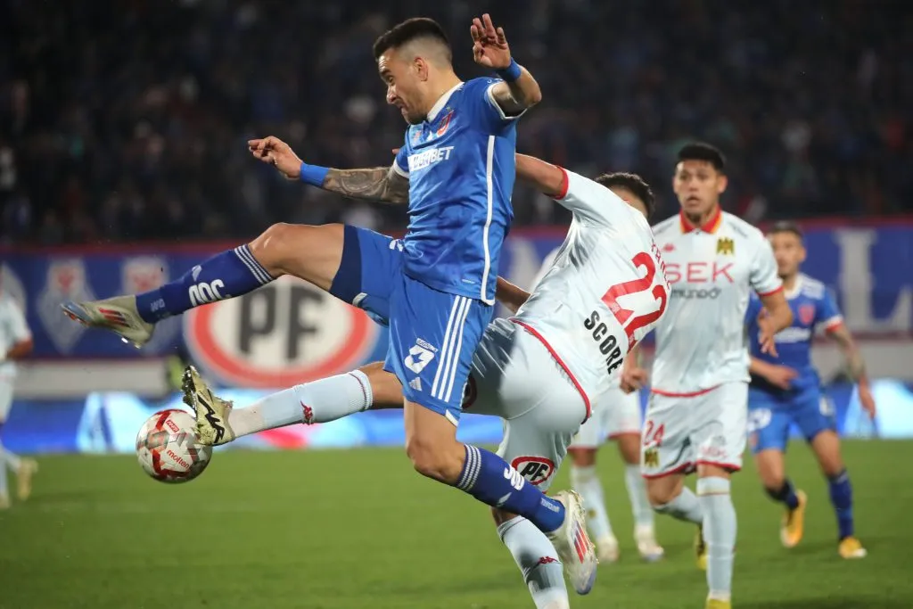 Matías Zaldivia quedó suspendido ante Coquimbo Unido. Foto: Jonnathan Oyarzun/Photosport