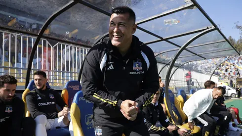 Jorge Almirón es puro optimismo en Colo Colo