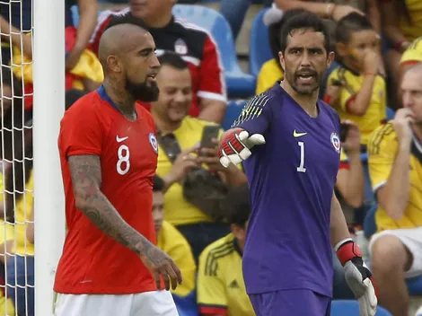 La reacción de Arturo Vidal al retiro de Claudio Bravo de la selección