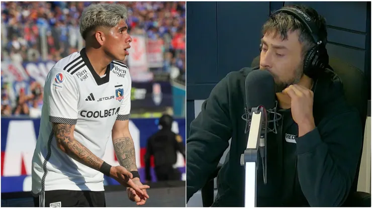Jorge Valdivia se viste de consejero y le habla a Carlos Palacios.