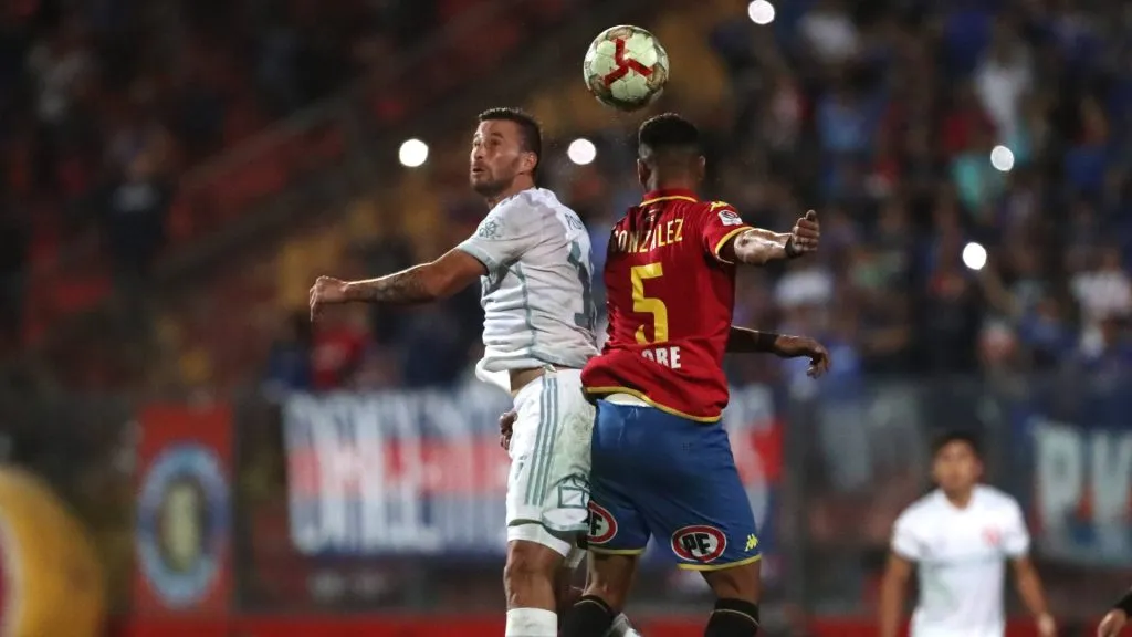 Luciano Pons fue baja en la U ante Unión Española.