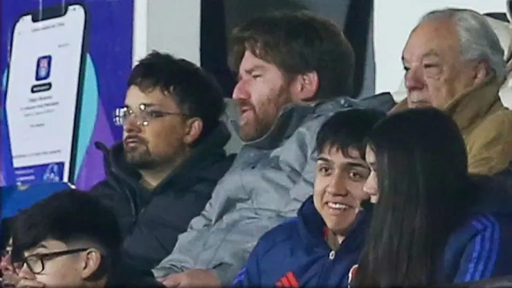 Victoriano Cerda llegó a ver a la U al estadio.