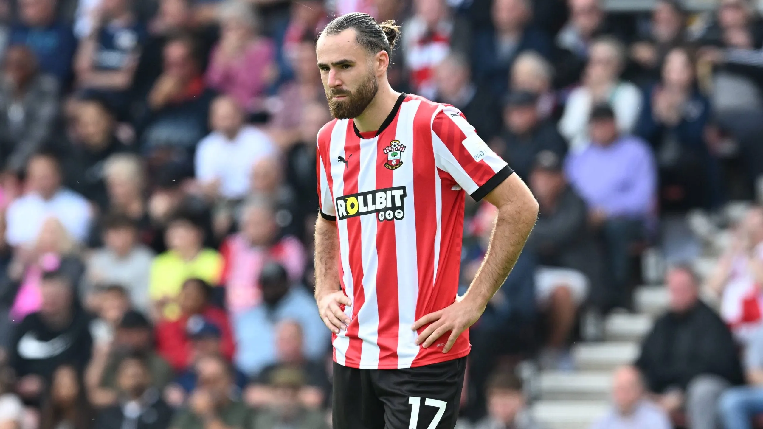 El técnico del Southampton explicó por qué no quiere usar a Ben Brereton de 9. Foto: IMAGO.