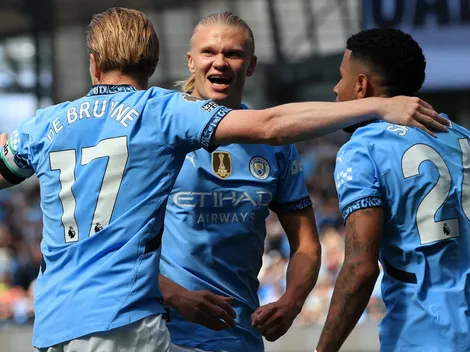 Con triplete de Haaland: el City golea al Ipswich y sigue firme