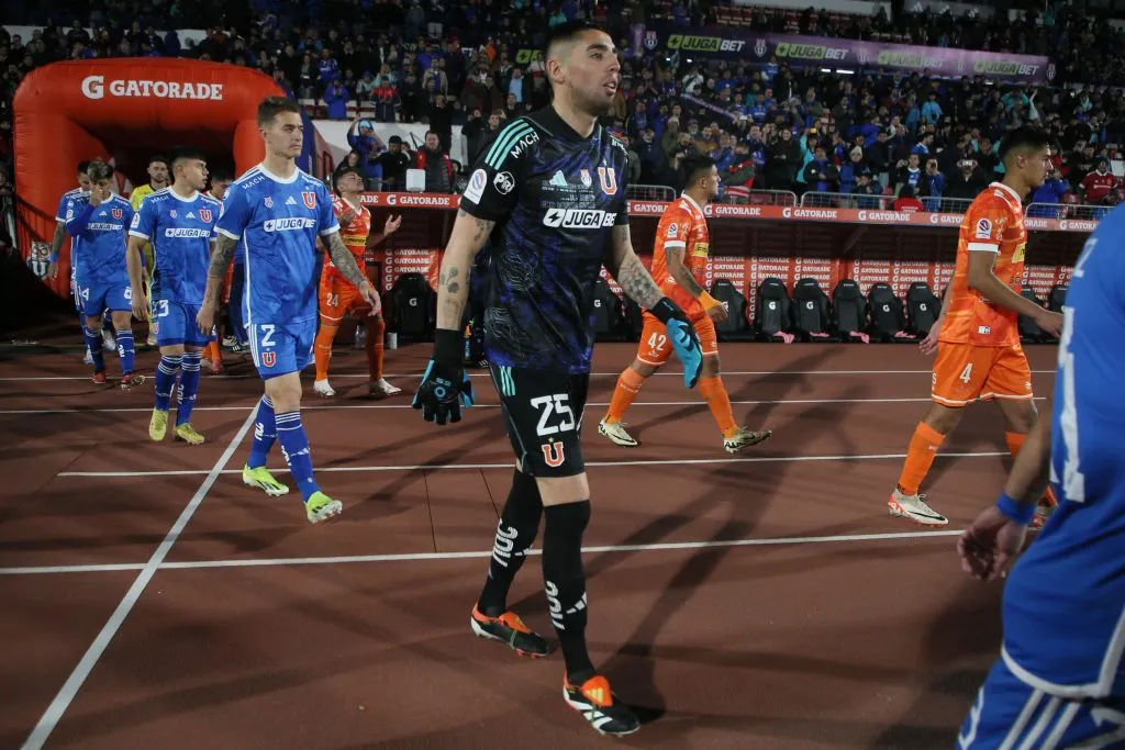 Gabriel Castellón hizo saber la molestia de la U con la nómina de la Roja. Foto: Dragomir Yankovic/Photosport
