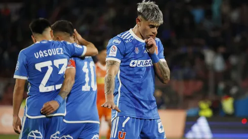 Maxi Guerrero marcó el cuarto gol de la U ante Cobreloa.